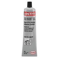 LOCTITE SUPERFLEX® RTV, SILICONE ADHESIVE SEALANTS CLEAR - 80 ML TUBE